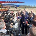 Predsednik Vučić obilazi radove na rekonstrukciji pruge Niš-Dimitrovgrad