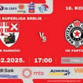 Odbojkaši Radničkog dočekuju Partizan