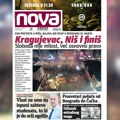 „Nova“ piše: Kragujevac, Niš i finiš – Sloboda nije milost već osnovno pravo