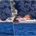 Gori jahta u Dalmaciji, gust dim se diže kod ostrva Čiovo, vidi se preko zaliva! Izbio požar i kod Hvara, vatrogasci u akciji…