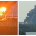 Ukrajinci udarili na putinovu rafineriju! Dramatični snimci buktinje u Rusiji, ljudi snimali iz kola i kuća (foto/video)