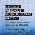 Produžen rok za regionalni konkurs Fondacije „Milenija i Darko Marušić“ iz oblasti arhitekture stanovanja