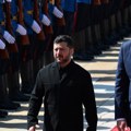 Svečani doček ispred Palate "Srbija", u toku sastanak predsednika Vučića i Zelenskog