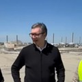 Vučić i Mali obišli radove na projektu Ekspo 2027