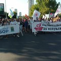 Protestna kolona iz Zemuna krenula ka Gazeli
