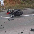 Teška Nesreća kod Čačka, poginuo mladić (26) Izgubio kontrolu nad motorom, sleteo sa puta, pa nastradao