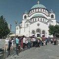 Časni pojas Presvete Bogorodice ostaje u hramu Svetog Save do petka, 5. juna