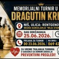 Memorijalni šahovski turnir „Dragutin Krpan“ u Nišu uz besplatne preventivne preglede