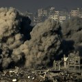 Pogledajte dramatične snimke: Vojska Izraela uništila parlament u Gazi, zgrada se srušila kao kula od karata VIDEO