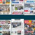 Насловне стране сутрашњих новина: Прелиставање штампе за недељу, 21. септембар 2025. године