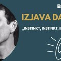 Izjava dana: „Instinkt, instinkt, instinkt“