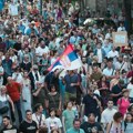 Protest "Srbija protiv nasilja" 11. Put: Šetnja do Palate pravde, auto-put bio blokiran
