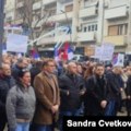 Srbi u Severnoj Mitrovici protestovali zbog zabrane dinara