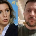 "Klovn i luzer se javio": Zaharova izvređala Zelenskog uoči pregovora o prekidu vatre
