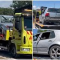 Ovo je automobil u kom je poginulo troje ljudi u Novom Sadu: Sivi "golf" sleteo u kanal s vodom, branik mu otpao, stakla…