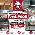 🍔 PRODAJE SE PROFESIONALNA UGOSTITELJSKA OPREMA (FOTO)