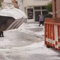 Mašine za sneg uklanjale grad u Nemačkoj