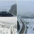 (Foto, video) Nakon 30 stepeni - sneg: Beli se na Zlatiboru, vreme iznenadio i čačane