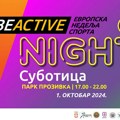 Sutra "BeActive" noć u parku Prozivka