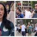 Pogledajte kako je proteklo sinoćnje okupljanje građana kod Vukovog spomenika u Beogradu