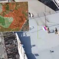 Dron snimio poslednje momente bitke za Avdijivku: Rusi podigli zastavu i na moćnoj tvrđavi na severu grada (foto/video)