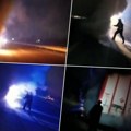 Buktinja na autoputu Zapalila se prikolica kamiona kod Paraćina (video)