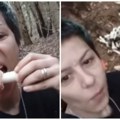 "Večnaja pamjat, ta pečurka se jede samo jednom u životu" Devojka mljackala u kameru dok je žvakala muharicu u šumi…