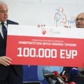 FK Crvena zvezda donirao 100.000 evra Dečijoj klinici u Tiršovoj