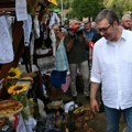 Vučić u Medveđici: Predsednik na manifestaciji "Dani proje i sira"