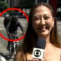 Razbojnik uleteo u program uživo: Lepa reporterka se uključila u jutarnji, ali kamera ga nije omela da joj zgrabi mobilni…