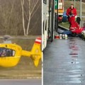 Angažovan i helikopter kako bi spasio ženu iz NOVOPAZARSKOG AUTOBUSA koja je krenula u Njemačku