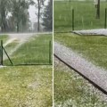 "Kao tornado da je prošao, sve je poplavljeno": Snimak strašnog nevremena, jak grad pogodio Smederevsku Palanku