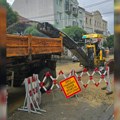 U toku pripreme za asfaltiranje Karađorđeve ulice (FOTO)