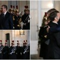 (Foto) Vučić: Očekujem otvoren razgovor sa makronom o odnosima Srbije i Francuske Predsedniku Srbije priređen srdačan doček u…