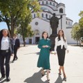 Tamara Vučić i Ziroat Mirzijojeva posetile Narodni muzej i Hram Svetog Save