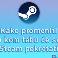 Kako promeniti u kom tabu će se Steam pokretati