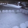 Снимак језивог удеса код Пријепоља: Од силине ударца возило одлетело и завршило на крову (видео)