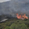 Zbog požara zatvoren deo obilaznice oko Skoplja i prelaz s Kosovom