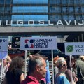 Održan protest ispred hotela 'Jugoslavija': Nećemo dati da ga sruši SNS i interes investitora