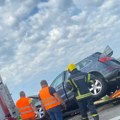 Automobil u potpunosti uništen: Teška nesreća na autoputu kod Jagodine: Vatrogasci na licu mesta (foto)