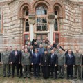 Ministar Gašić sa saradnicima u dvodnevnoj poseti manastiru Hilandar