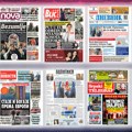 Naslovne strane sutrašnjih novina: Prelistavanje štampe za sredu, 5. novembar 2025. godine