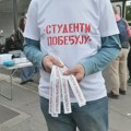 Studenti saopštili koliko su nalepnica podelili u akciji "Studenti pobeđuju"