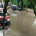 Новосадска улица реновирана у децембру после прве јаче кише завршила под водом (ВИДЕО)