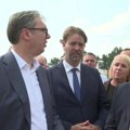 Predsednik Vučić obilazi radove na obilaznici oko Kragujevca