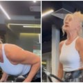 Slavica Rokvić u sedmoj deceniji mami uzdahe u teretani: uske helanke istakle figuru na kojoj joj svi zavide