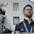 Đoković dobio dosad najmoćniji mural u Republici Srpskoj, pored njega je i jedan od najvećih srpskih hajduka