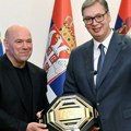 Vučić se sastao sa delegacijom UFC na čelu sa Dejnom Vajtom