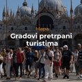 Mapa: Evropski gradovi preopterećeni turistima