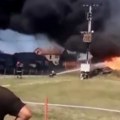 Veliki požar u Šapcu: Izgorela hladnjača, vatrogasci u poslednjem momentu sprečili katastrofu (video)
